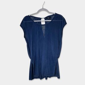 MAX & CO Blouse Size Approx M/L Blue Color Pre-Owned